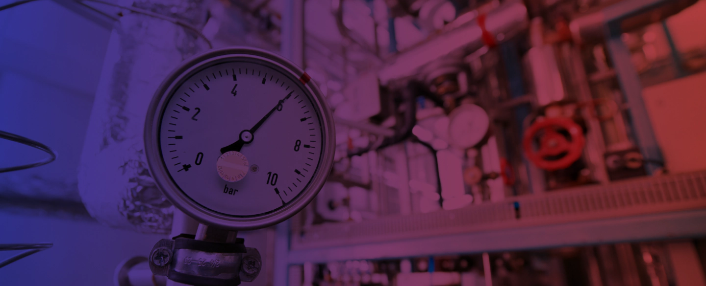 gas measurement with a gas system behind